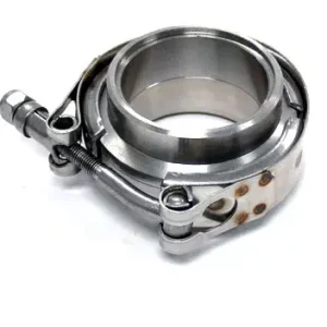 Vrácení Zdarma V-band set 102mm (4 palce) - spona + příruby s auto zámkem nerez