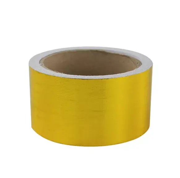 Výprodej Hliníková páska zlatá Gold Heat Wrap Barrier 50mm x 10m