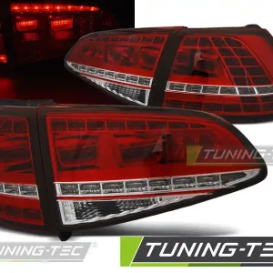 Zadní led světla VW Golf 7 13-17 červená bílá led sport Sezónní Sleva