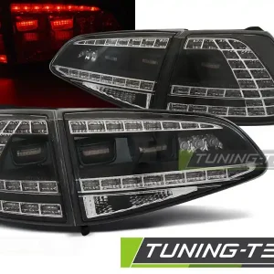 Zadní led světla VW Golf 7 13-17 černá sport led Ihned K Objednání