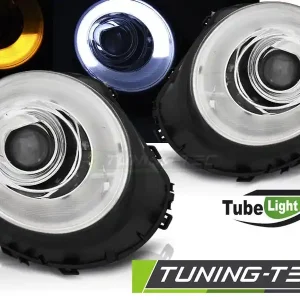 Zlevněný Přední světla BMW Mini (cooper) 06-14 chrom Tube