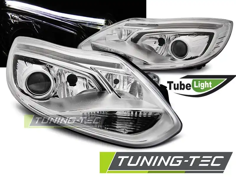 Přední světla Ford Focus MK3 11-10/14 chrom Koupit Online