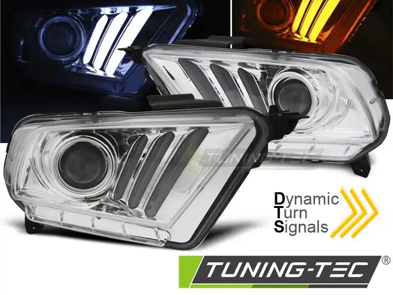 Cenově Výhodný Přední světla Ford Mustang V 10-13 chrom