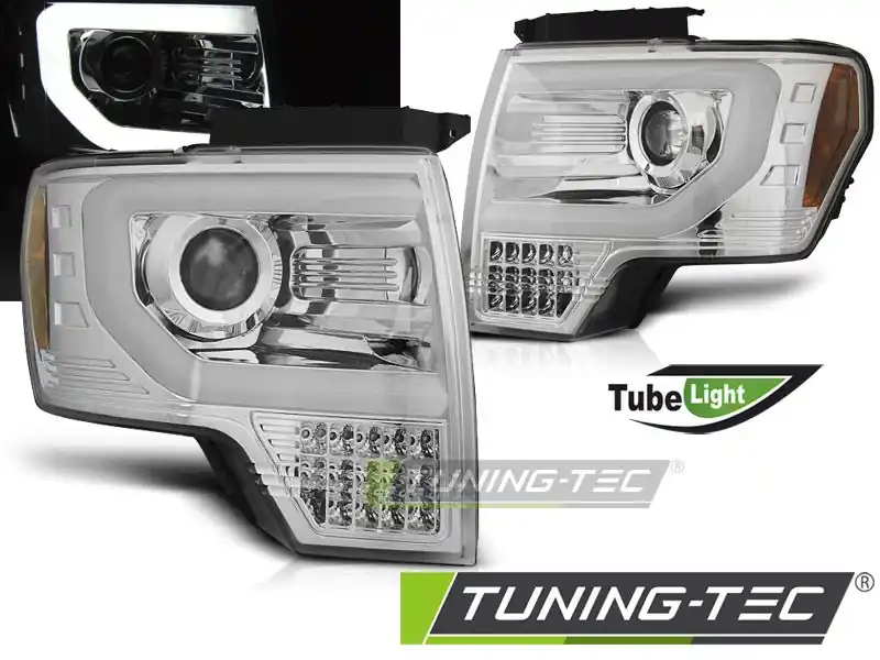Zlevněný Přední světla Ford F150 MK12 08-14 chrom