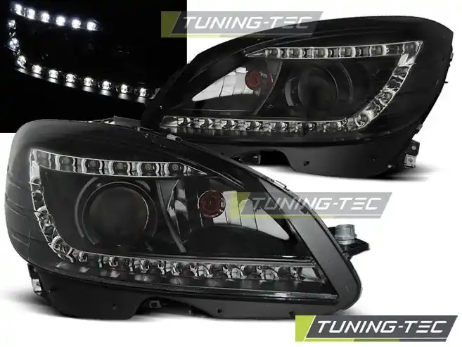 Top Prodej Přední světla Mercedes W204 07-10 černá