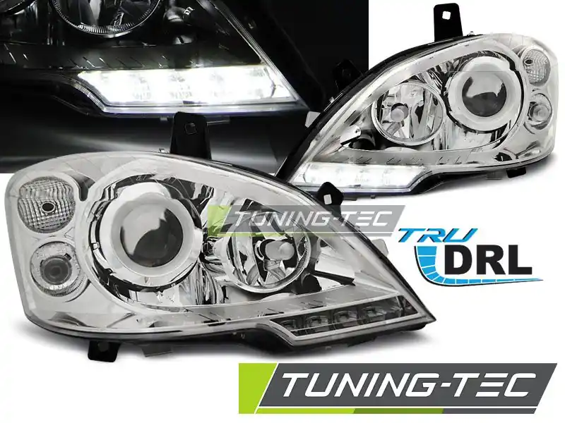 Přední světla Mercedes Vito W639 10/10-5/14 DRL chrome Sleva