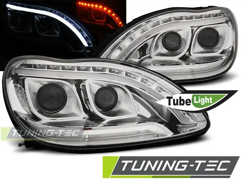 Must-Have Přední světla Mercedes W220 S-Class 09/98-05/05 chrom