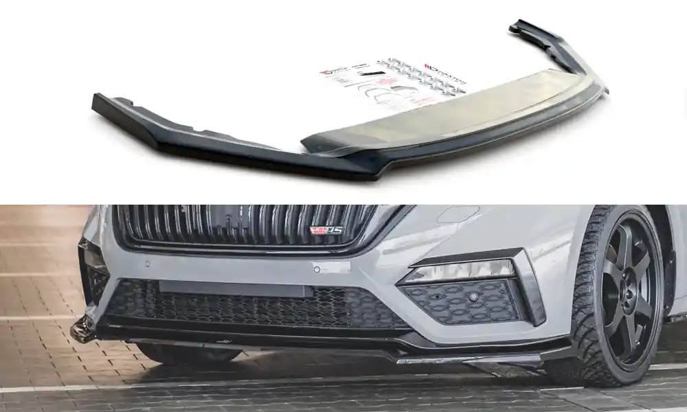 Aktuální Spoiler pod přední nárazník V.4 Skoda Octavia RS Mk4