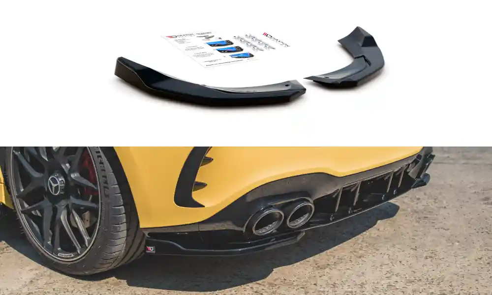 Boční spoiler pod zadní nárazník Mercedes-AMG A 45 S Aero Pack W177 Vysoce Kvalitní