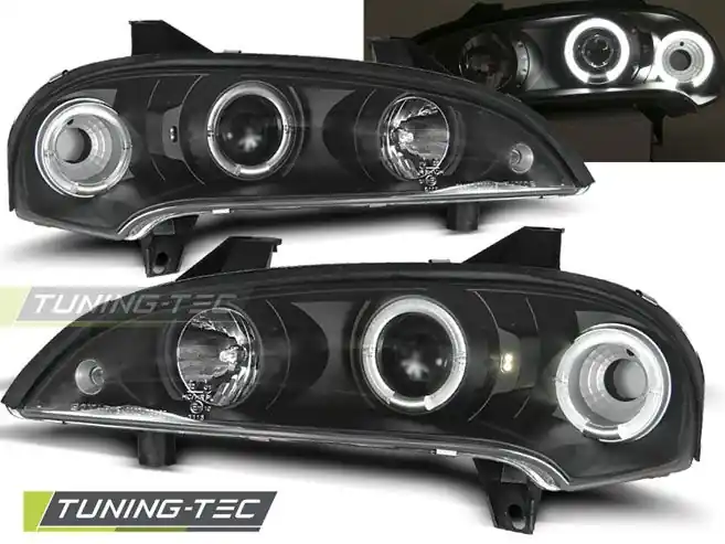Speciální Cena Přední světla Opel Tigra 09/94-12/00 Angel Eyes černá