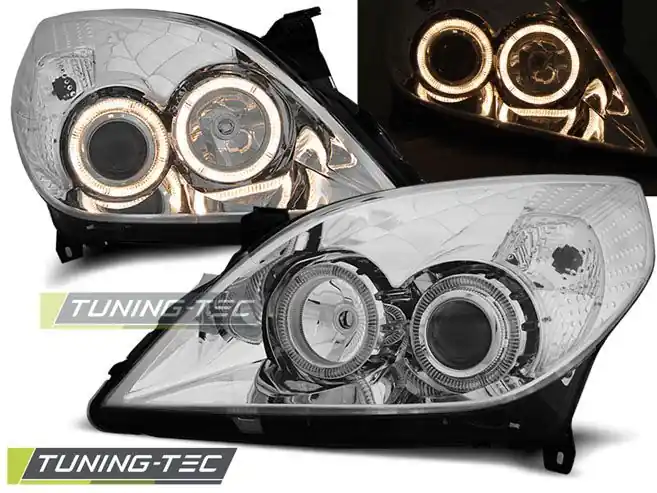 Odeslání Ihned Přední světla Opel Vectra C 09/05-08 Angel Eyes chrom