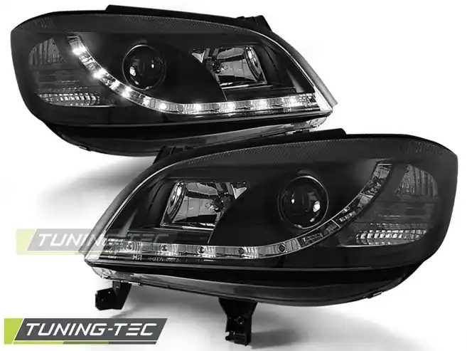 Přední světla Opel Zafira 04/99-06/05 černá Rychlé Dodání