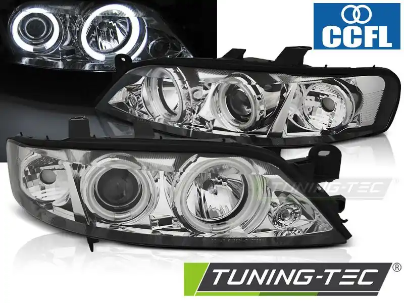 Přední světla Opel Vectra B 99-03/02 Angel Eyes CCFL chrom Poslední Šance