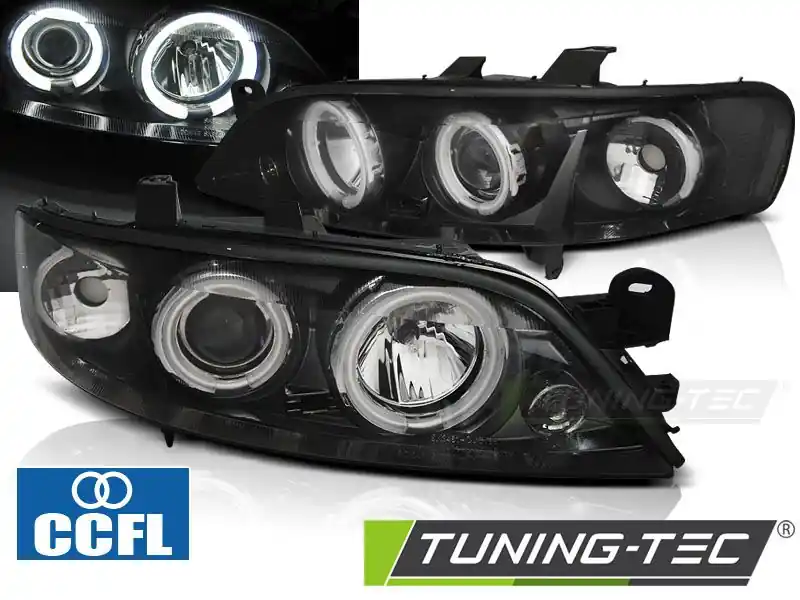 Poslední Šance Přední světla Opel Vectra B 99-03/02 Angel Eyes CCFL černá