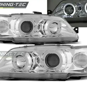 Ihned K Objednání Přední světla Peugeot 306 02/93-04/97 Angel Eyes chrom