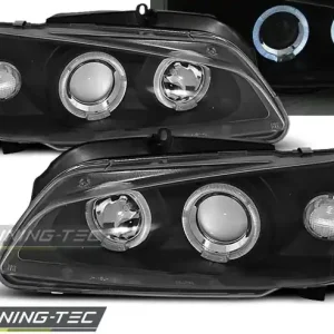 Nejlepší Cena Přední světla Peugeot 106 08/96-03 Angel Eyes černá
