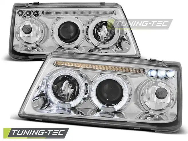 Objednat Nyní Přední světla Peugeot 205 09/83-10/96 Angel Eyes chrom