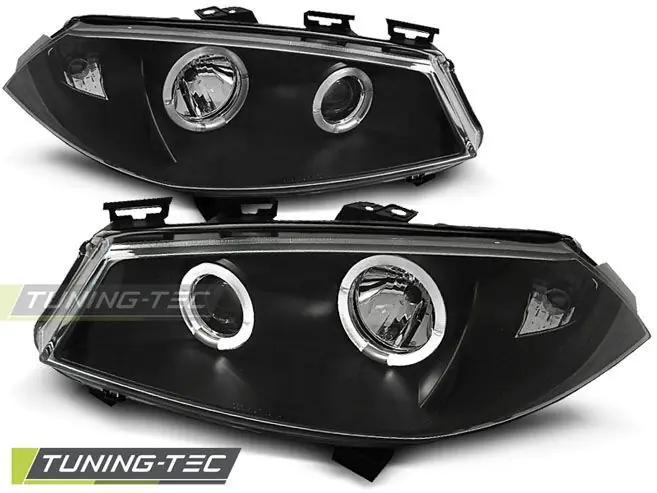 Tovární Cena Přední světla Renault Megane II 11/02-12/05 Angel Eyes černá