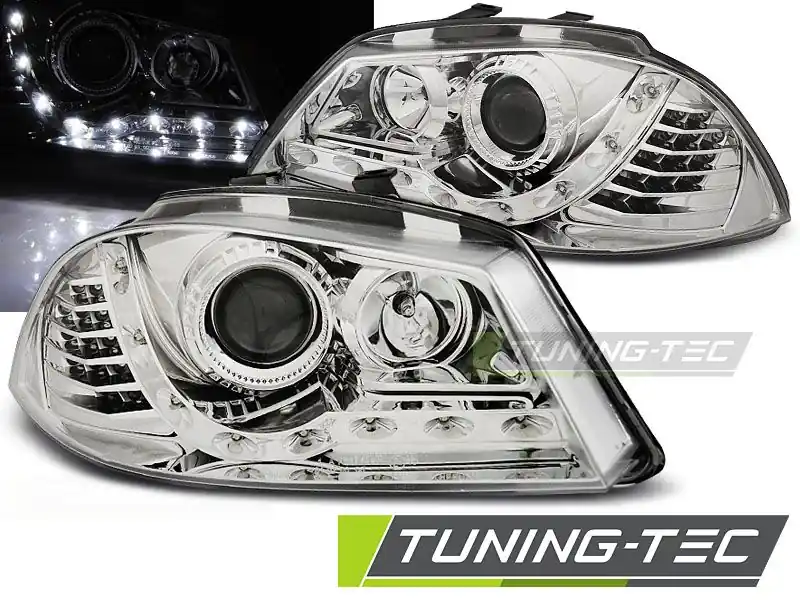 Přední světla Seat Ibiza 6L 04/02-08 chrom Hit Sezóny
