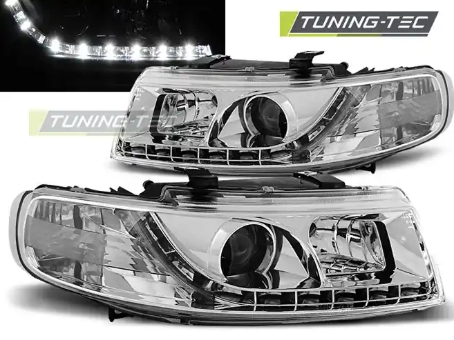 Přední světla Seat Leon/Toledo 04/99-08/04 chrom Nejprodávanější