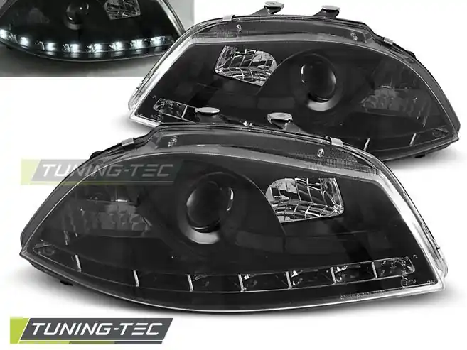 Přední světla Seat Ibiza 6L 04/02-08 černá Autentický