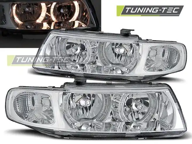 Výhodná Nabídka Přední světla Seat Leon/Toledo 04/99-08/04 Angel Eyes chrome