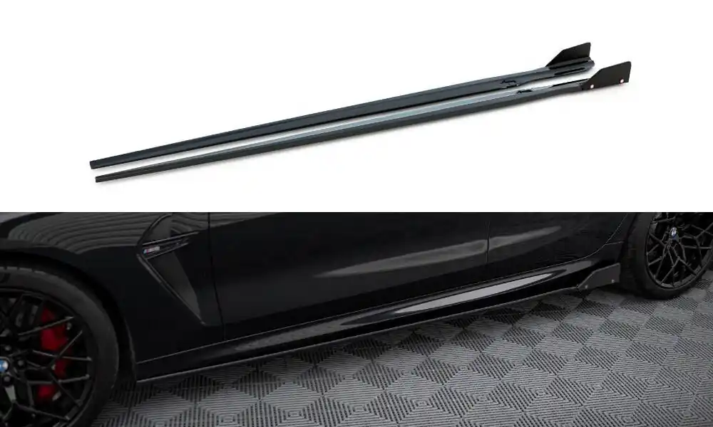 Kup Teď Nástavce prahů V.1 + Flaps BMW M8 Gran Coupe F93 / 8 Gran Coupe M-Pack G16