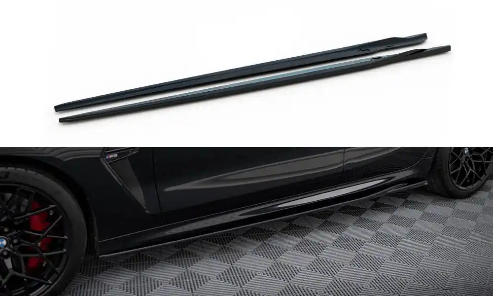 Ověřený Nástavce prahů V.2 BMW M8 Gran Coupe F93 / 8 Gran Coupe M-Pack G16
