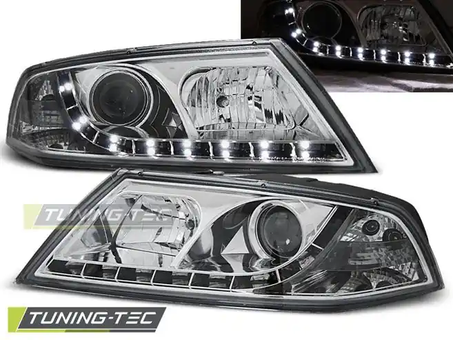 Sezónní Sleva Přední světla Skoda Octavia 2 03/04-08 chrom xenon