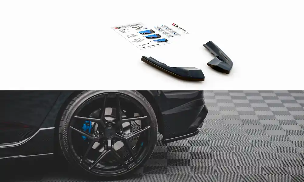 Hit Sezóny Boční spoiler pod zadní nárazník V.1 for Volkswagen Golf R Mk8