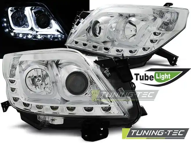 Sleva Přední světla Toyota Land Cruiser 150 09-13 TUBE chrom