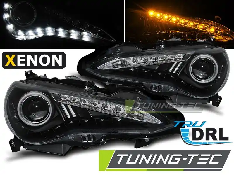 Cenově Výhodný Přední světla Toyota GT86 12-16 černá TRU DRL