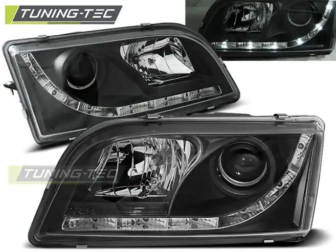 Přední světla Volvo S40/V40 02/96-12/03 černá Akční Cena