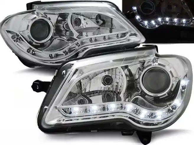 Víkendová Akce Přední světla VW Touran 06-10 chrom