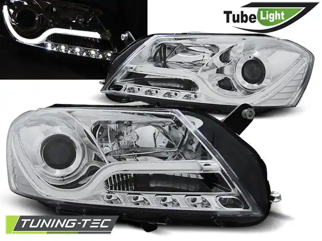Přední světla VW Passat B7 10/10-10/14 chrom Pouze Dnes