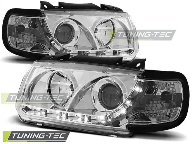 Cenová Bomba Přední světla VW Polo 6N 10/94-09/99 Hatchback chrom