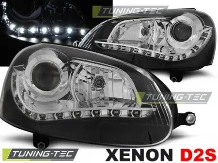 Přední světla VW Golf 5 černá xenon Bezpečná Platba