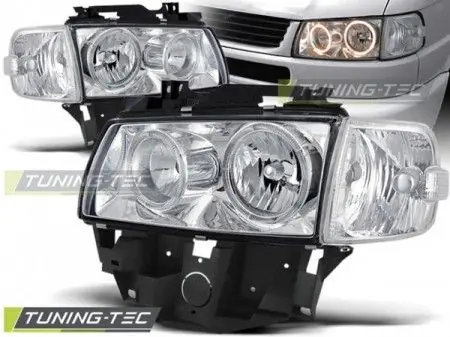 Přední světla VW T4 08/96-03/03 Bus Angel Eyes chrom Super Cena