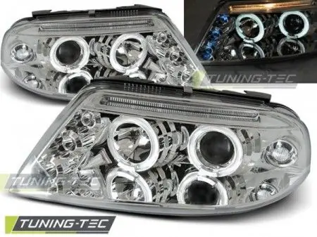 Přední světla VW Passat 3BG 09/00-03/05 Angel Eyes chrom Aktuální