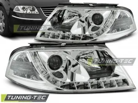 Přední světla VW Passat 3BG 09/00-03/05 chrom Doprava Zdarma