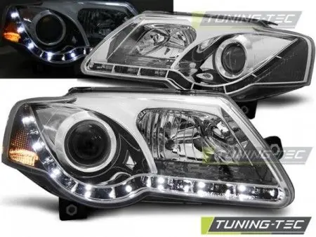 Autentický Přední světla VW Passat B6 3C 03/05-10 chrom