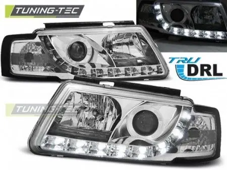 Nejprodávanější Přední světla VW Passat B5 3B 11/96-08/00 TRUE DRL chrom