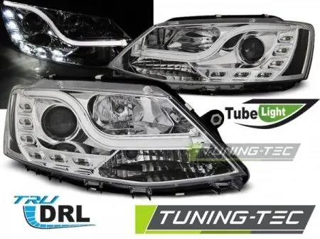 Přední světla VW Jetta VI 1/11-18 DRL chrom Výhodná Nabídka