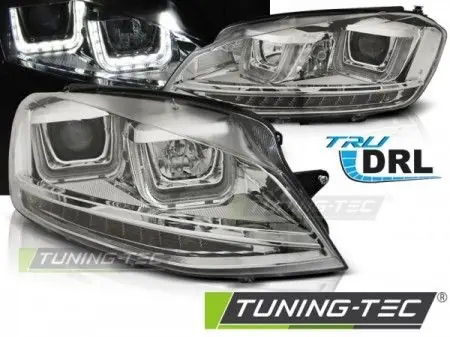 Ověřený Přední světla VW Golf 7 11/12-17 chrom led