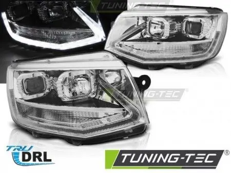 Přední světla VW T6 15-19 chrom DRL Vysoce Kvalitní