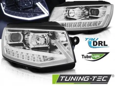 Přední světla VW T6 15-19 DRL chrom Akční Cena