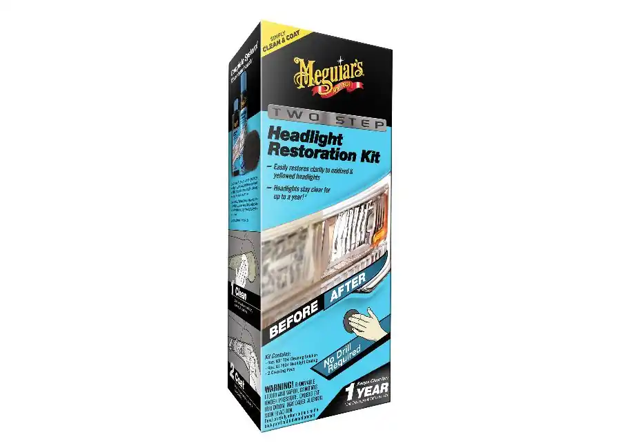 Objednat Nyní Meguiar's Two Step Headlight Restoration Kit - revoluční dvoukroková sada na oživení světlometů