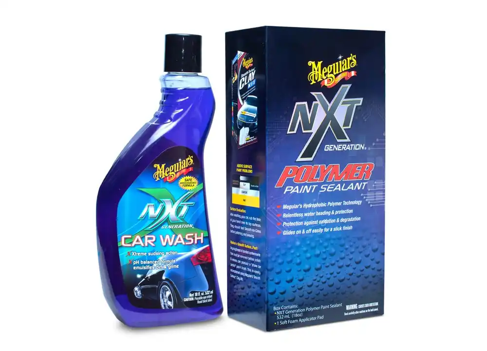 Pouze Dnes Meguiar's NXT Wash & Wax Kit - základní sada autokosmetiky pro mytí a ochranu laku