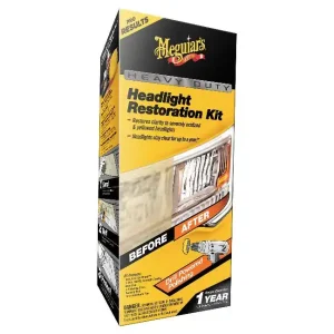Meguiar's Heavy Duty Headlight Restoration Kit - kompletní sada na renovaci silně poškozených světlo Cenový Hit
