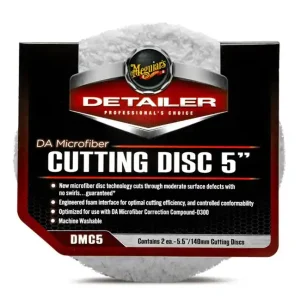 Víkendová Akce Meguiar's DA Microfiber Cutting Disc 5" - lešticí mikrovláknový kotouč, 5palcový (2 kusy)